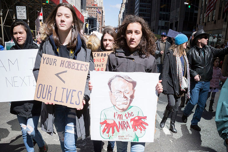 NRA march for our lives protest gun control