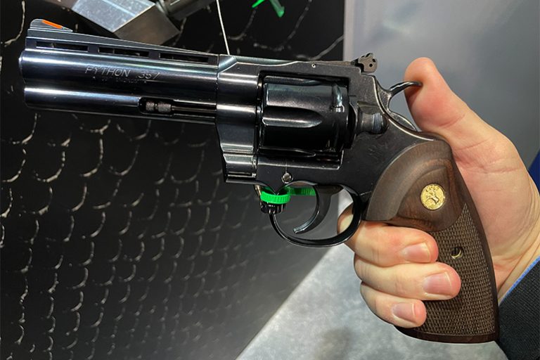 SHOT Show: The New Blued Colt Python Revolvers - Shooting News Weekly