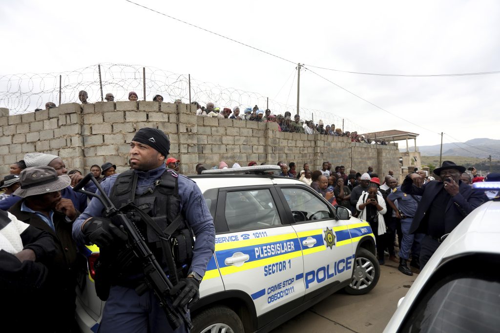 South Africa shooting violent crime