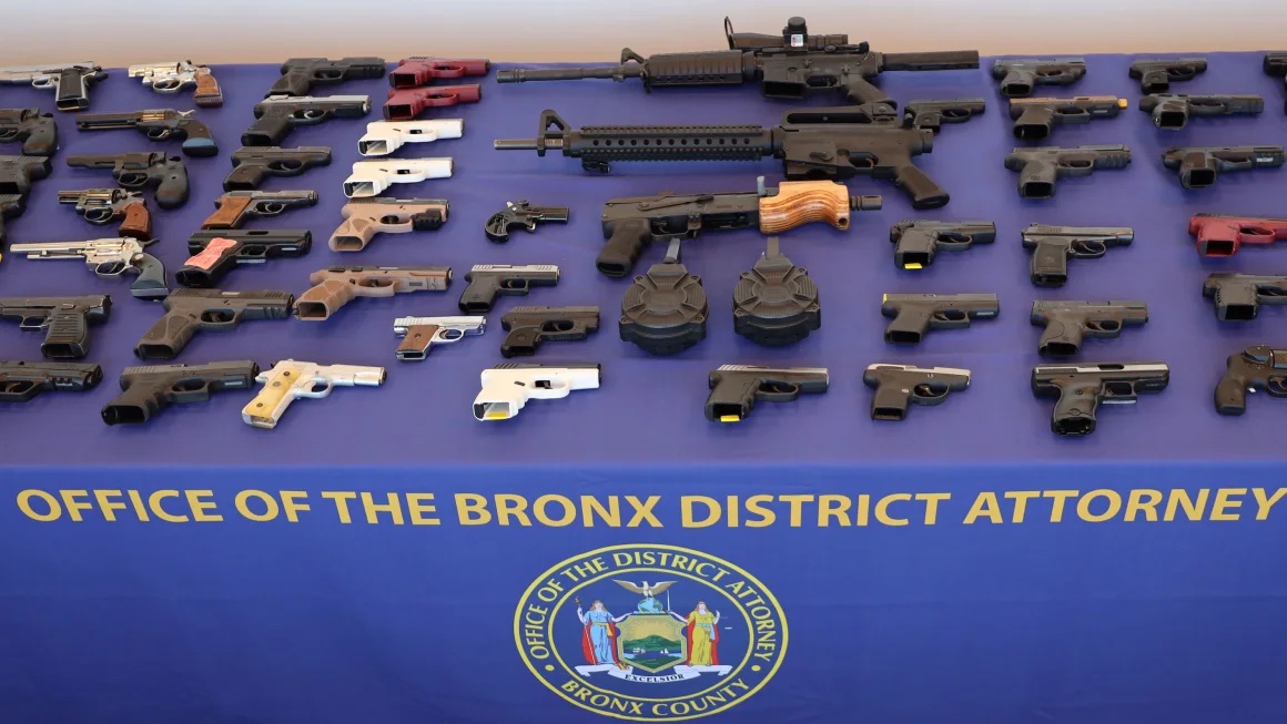confiscated crime guns 