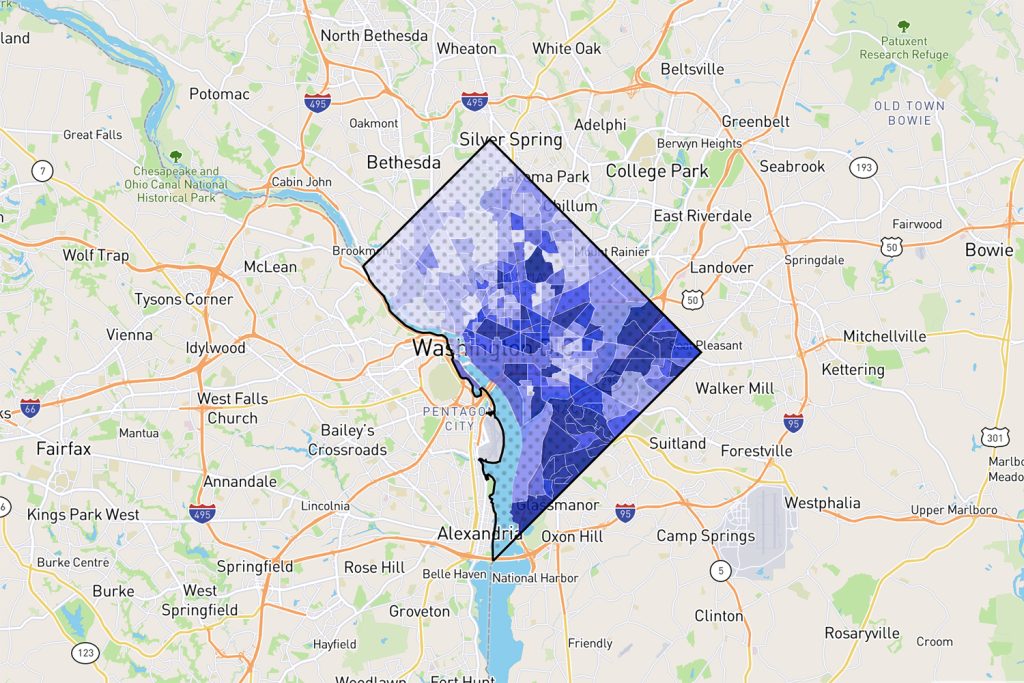 Washington DC crime map