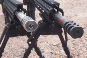 AR-15 rifle muzzle devices
