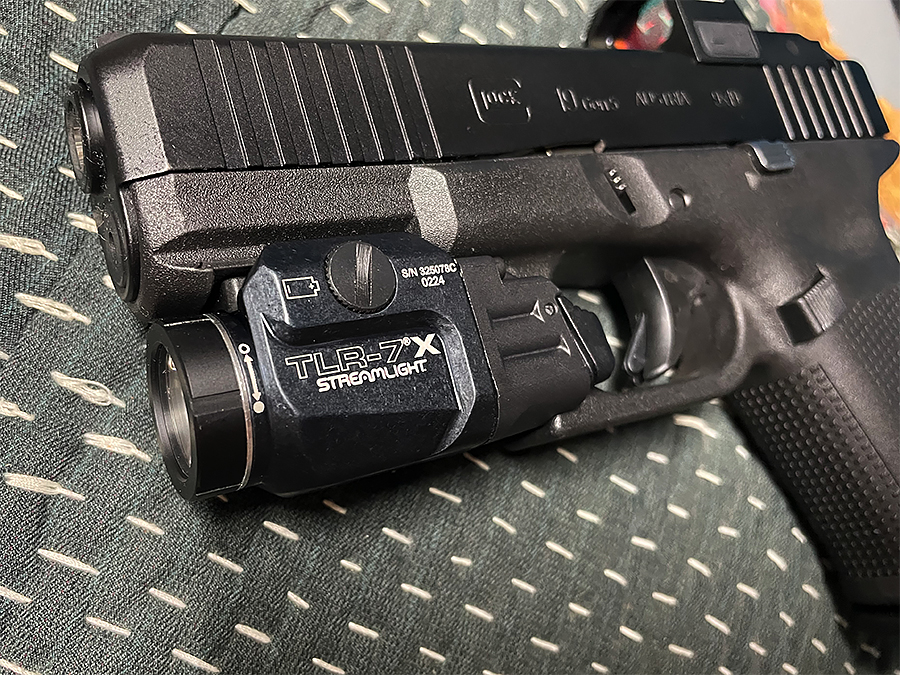 Streamlight TLR-7 X Contour Tactical Light For Glock Gen 4/5 - 500 Lumens, Ambidextrous