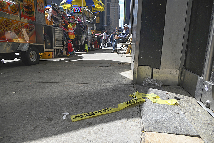 Times Square stabbing machete attack