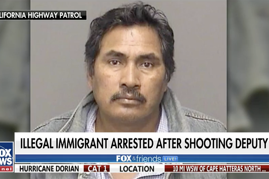 illegal immigrant shoots cop