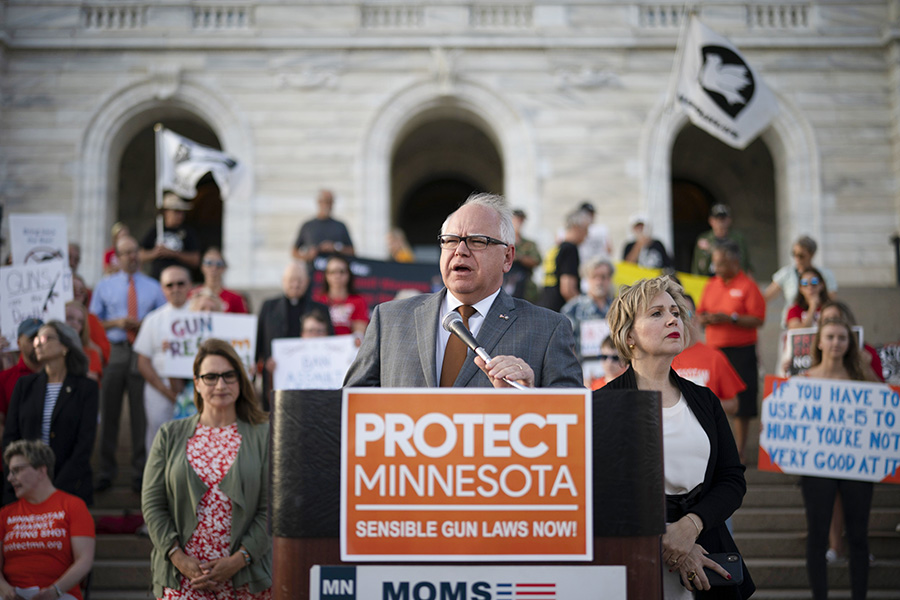 Tim Walz gun control