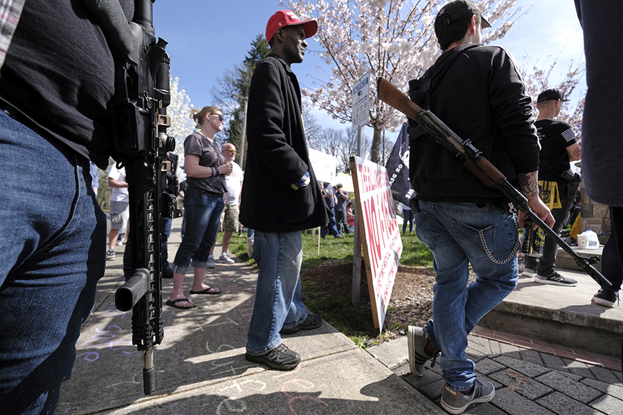 open carry long guns rifles ar-15