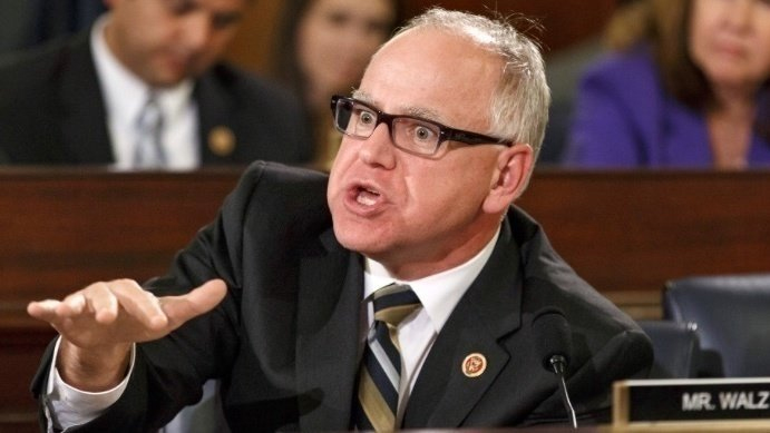 Tim Walz angry