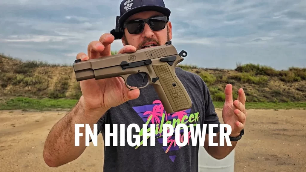 FN High Power Hi Power 9mm pistol