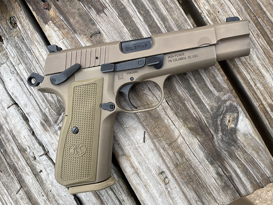 FN High Power Hi Power 9mm pistol