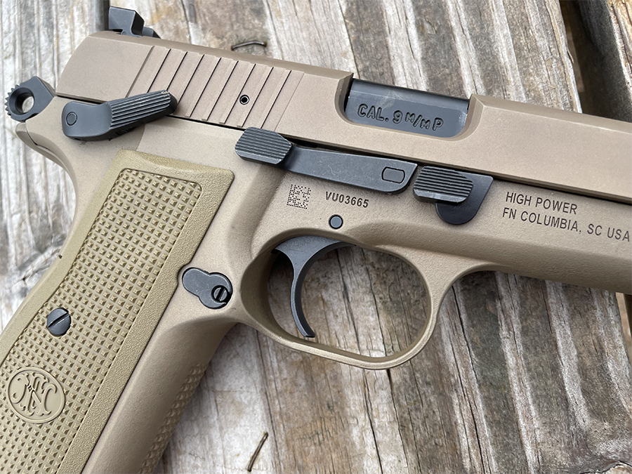 FN High Power Hi Power 9mm pistol