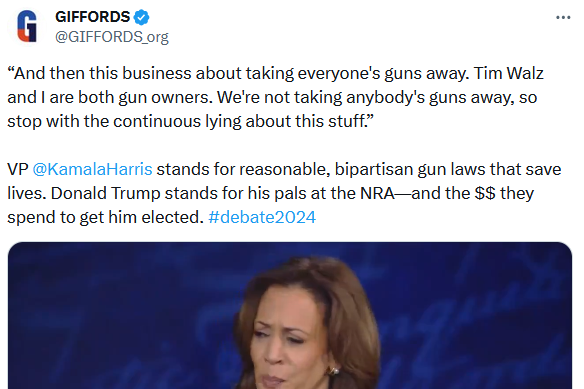 Kamala Harris gun owner