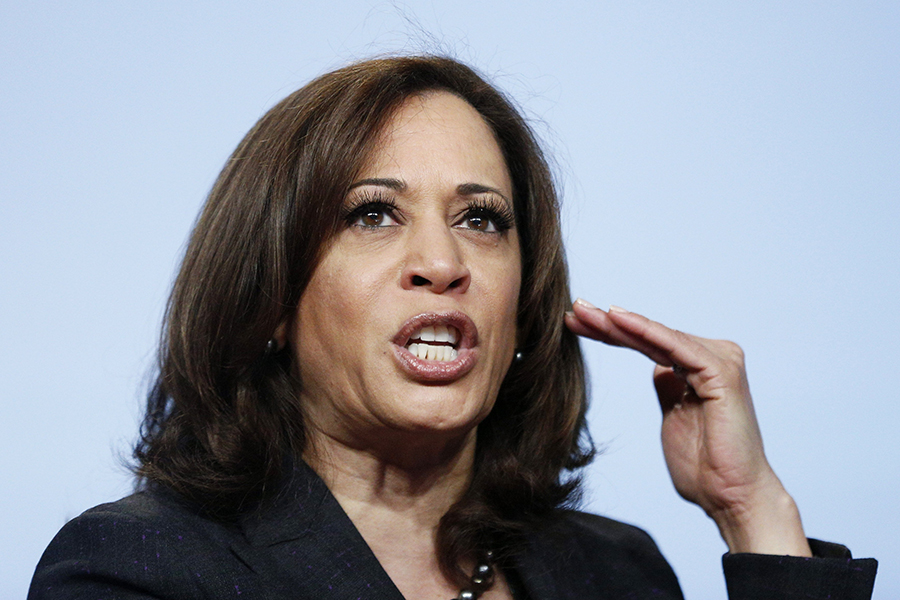 Kamala Harris angry