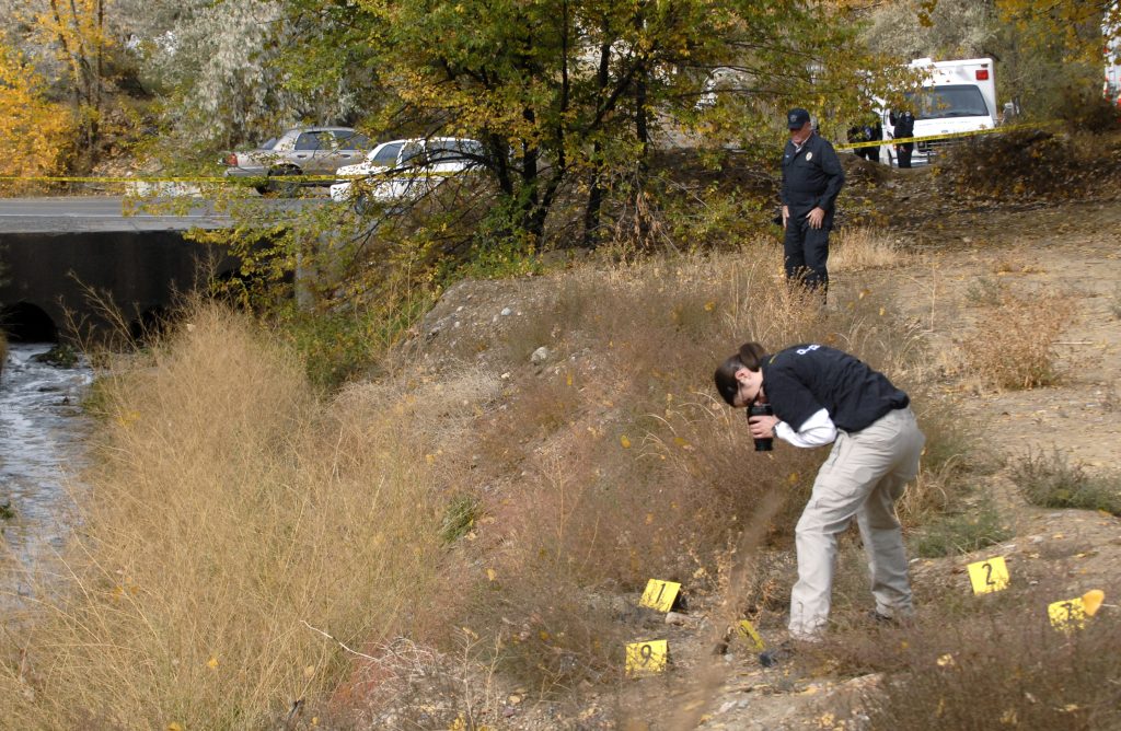 Police crime scene investigation