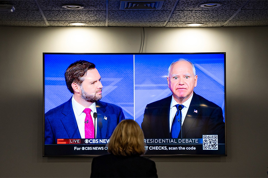 Vance Walz vice presidential debate