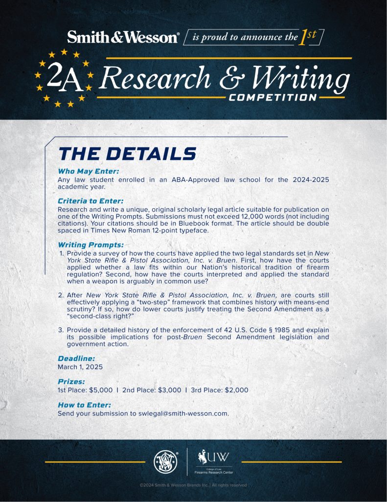 Smith & Wesson research writing contest