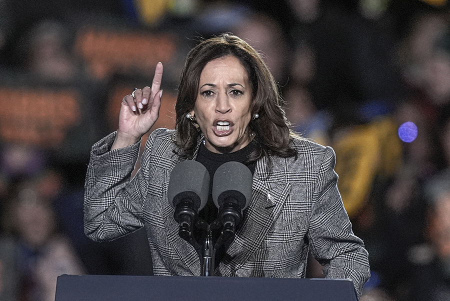 Kamala Harris angry