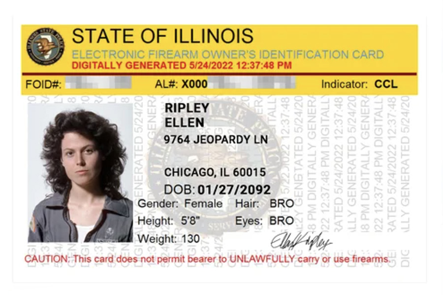 Illinois FOID card