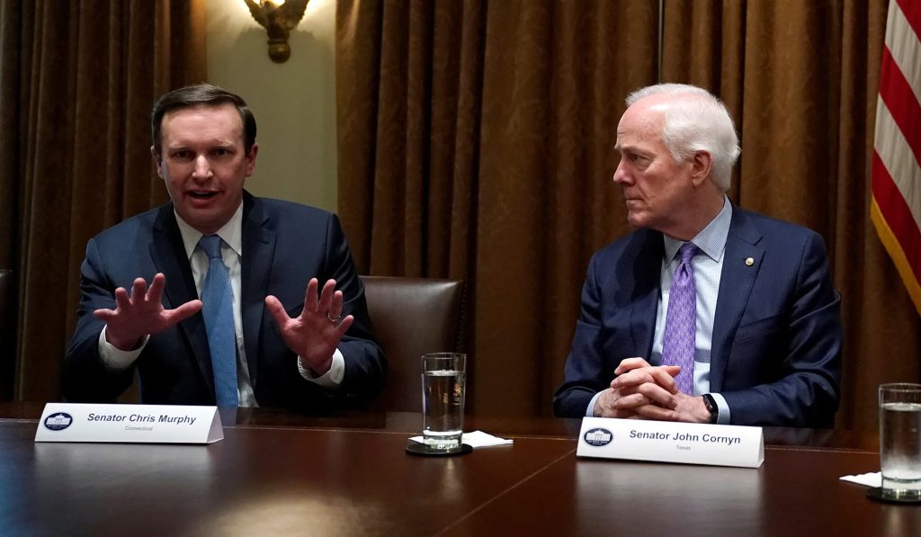 Cornyn partnered with long time anti-gunner Chris Murphy of Connecticut to push the Bipartisan Safer Communities Act through.