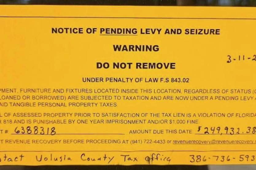 SCCY tax levy notice