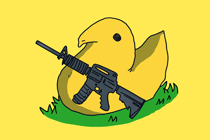 marshmallow peep AR-15