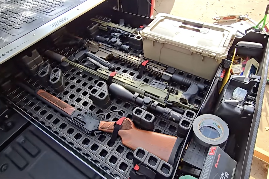 Decked truck bed system Magpul DAKA Grid