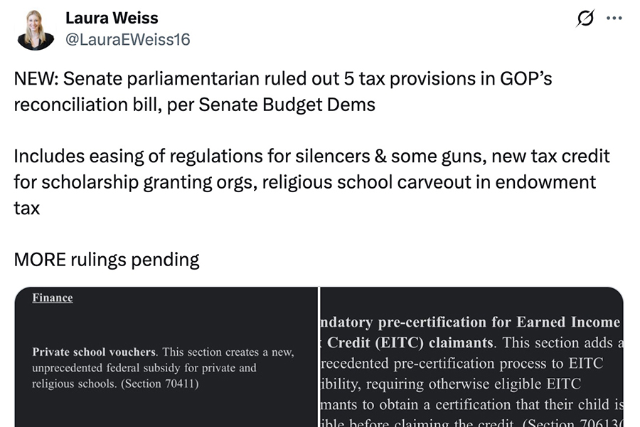 Senate Parliamentarian SHORT Act HPA