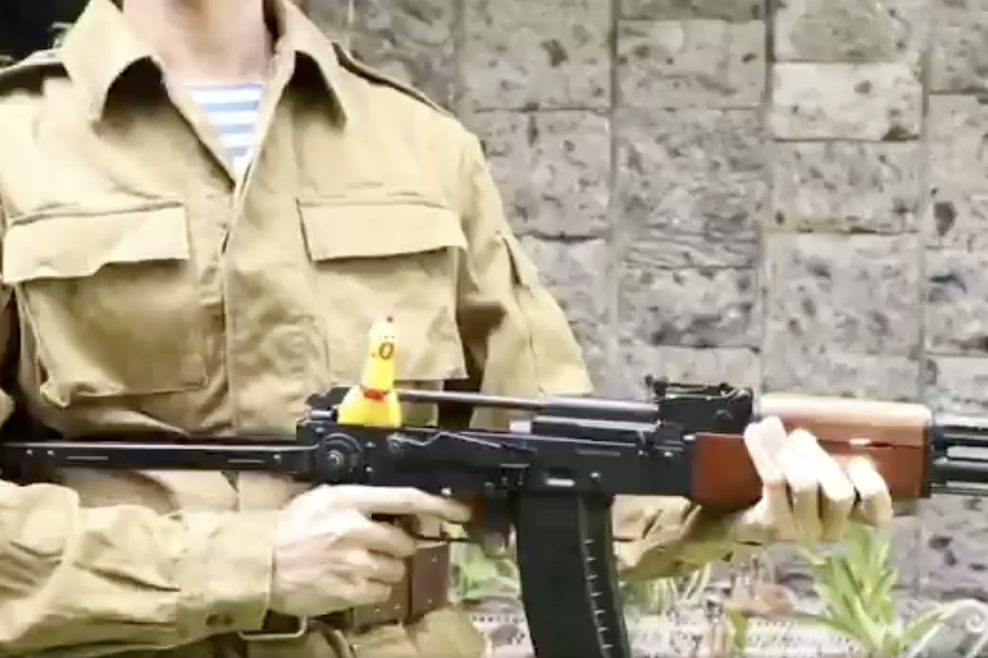 rubber chicken full auto AK