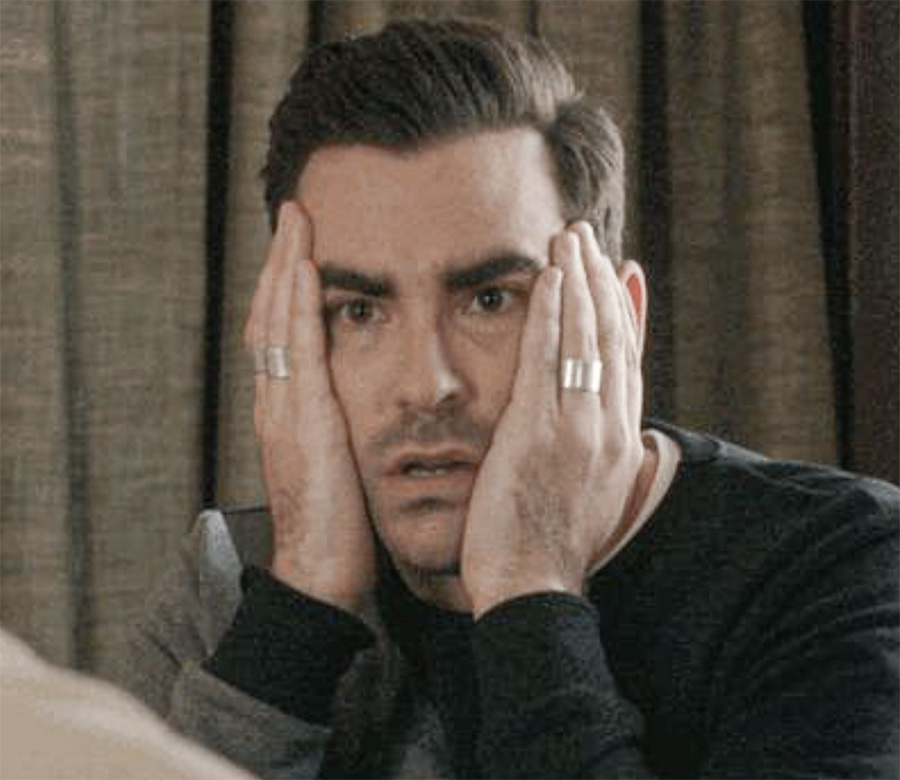 shock surprise confusion schitts creek