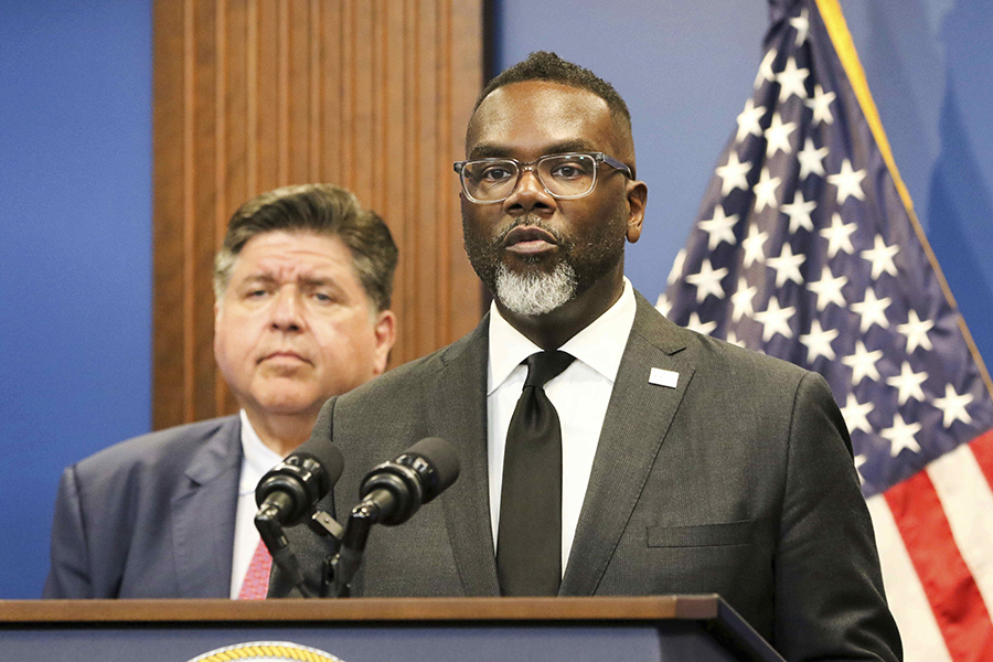 Chicago Mayor Brandon Johnson