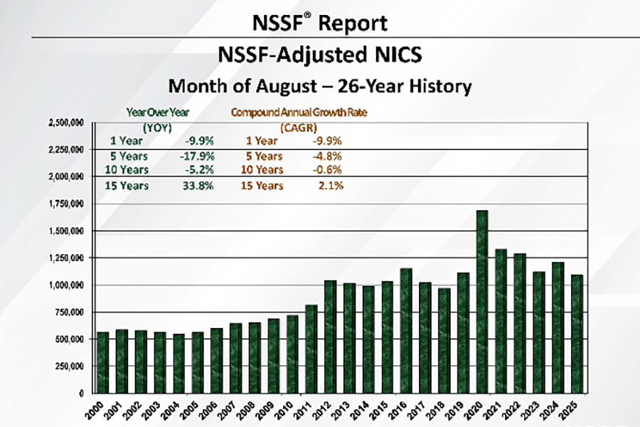 aug 2025 gun sales
