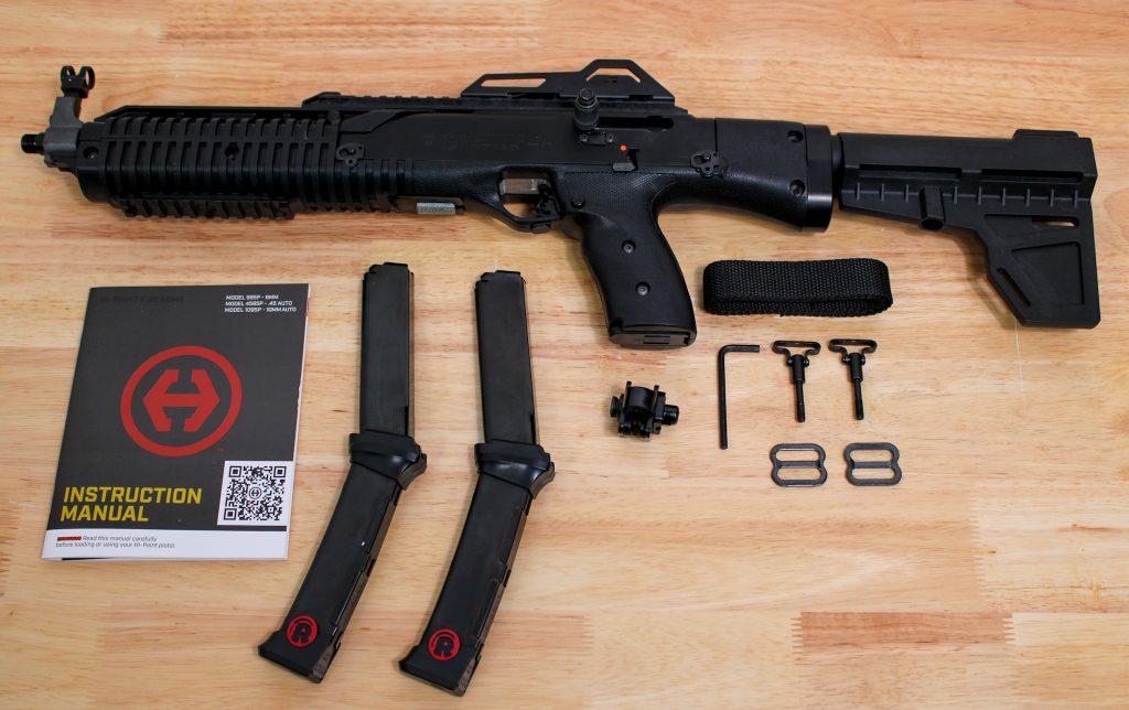 hi-point 995 brace pistol caliber carbine