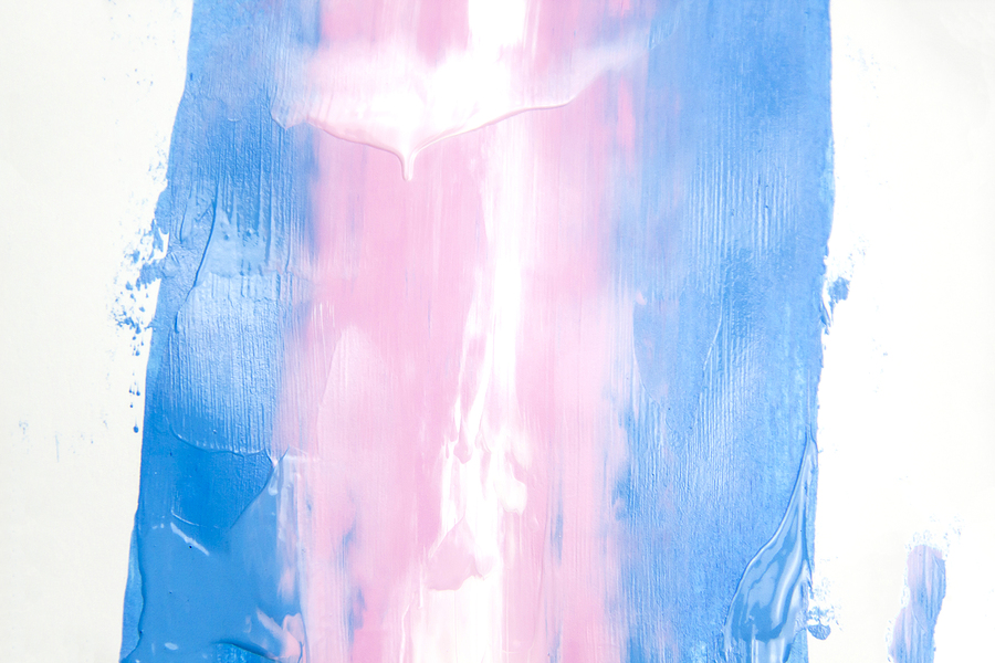 The Paints Colors Of Transgender Flag. Conceptual Illustration Bigstock