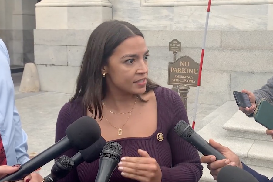 AOC Alexandria Ocasio-Cortez angry surprised