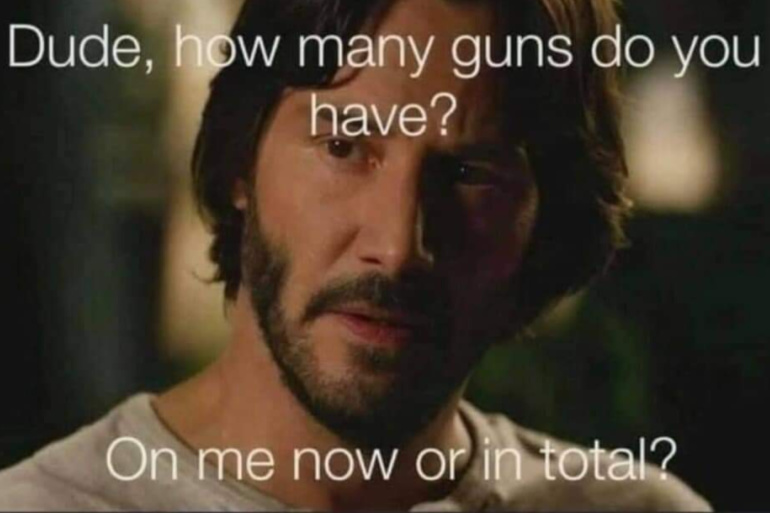 meme about guns