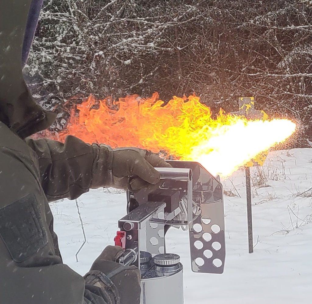exothermic pulsefire lrt pulsefire flame thrower