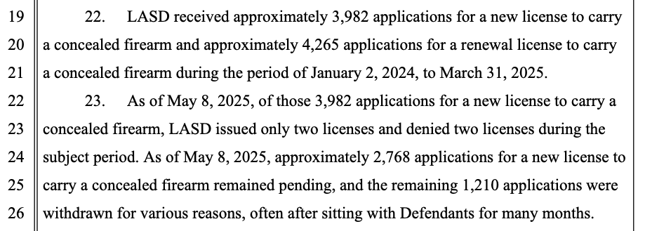 DOJ sues LA County Sheriff