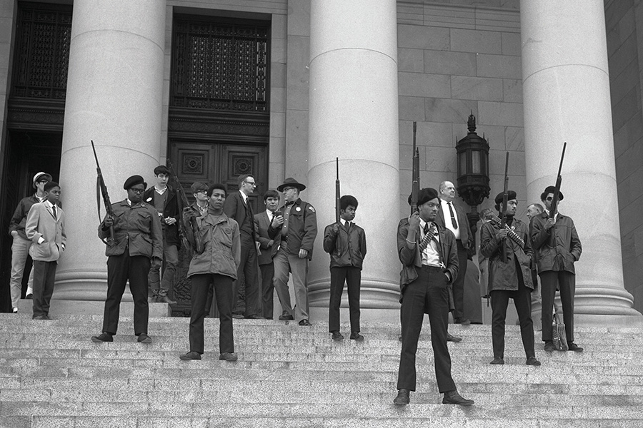 Black Panther open carry demonstration protest