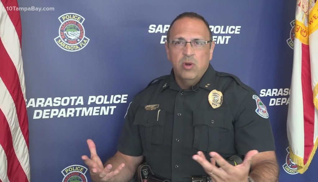 Sarasota police chief Rex Troche (courtesy WTSP.com)