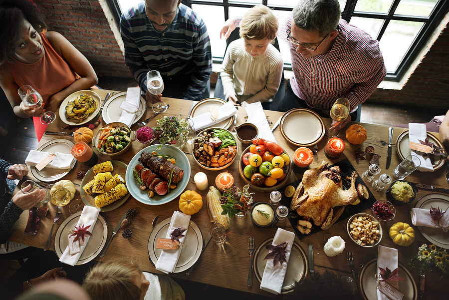 Thanksgiving dinner Celebration Tradition Family Dinner Concept