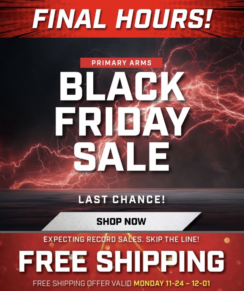 Primary Arms black friday sale