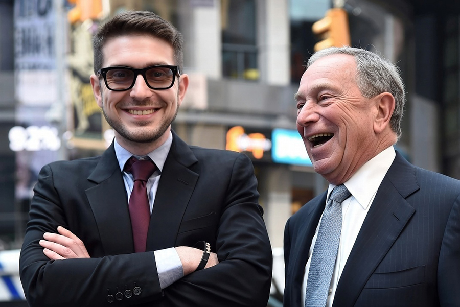 Alexander Soros Michael Bloomberg Grok