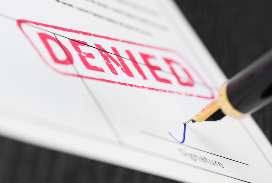 denied application Bigstock