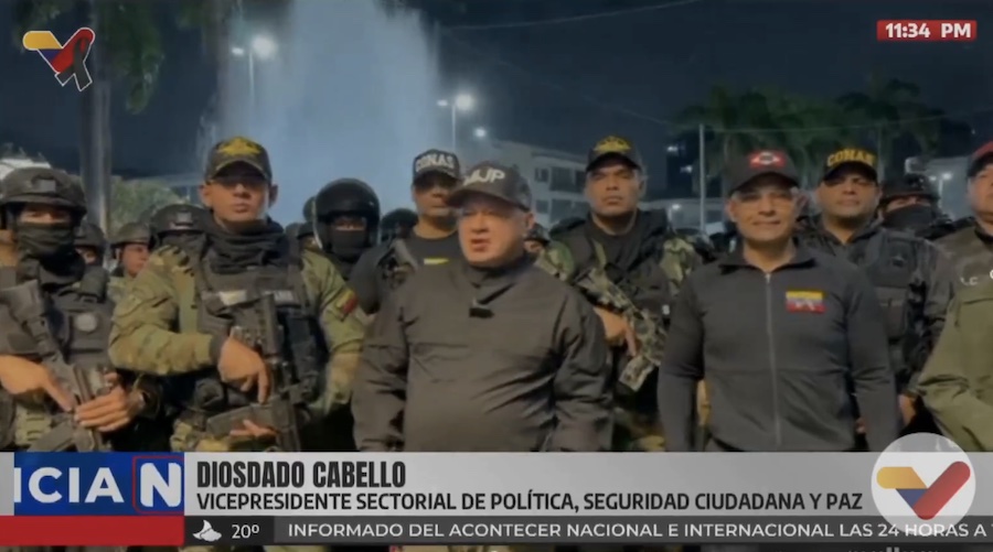 Venezuelan Interior Minister Diosdado Cabello