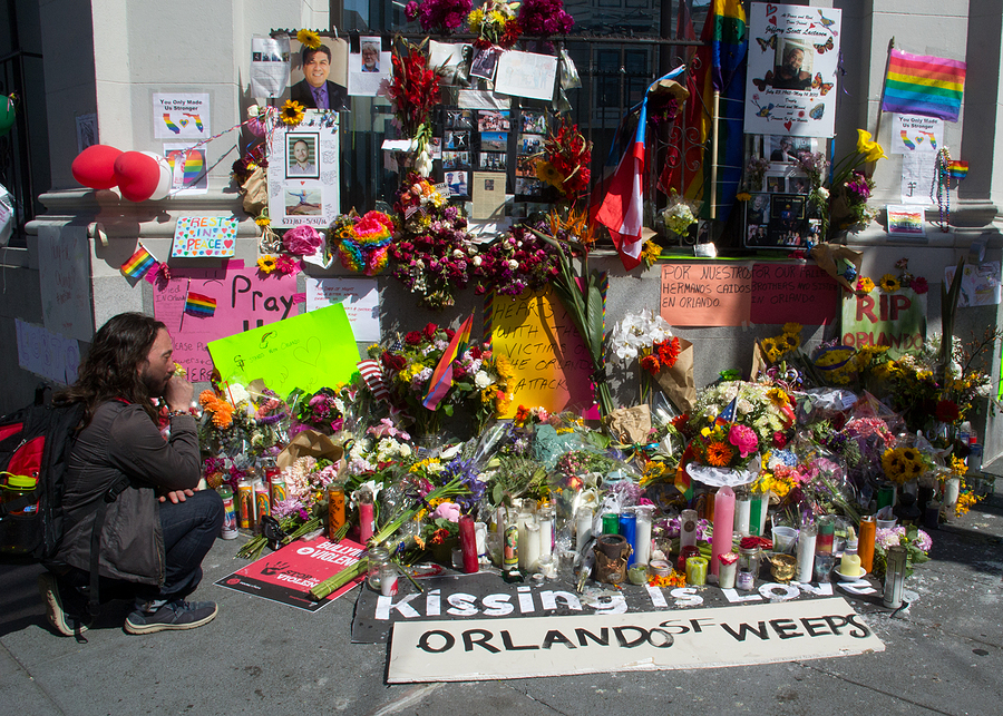 Orlando Pulse Nightclub shooting memorial Bigstock