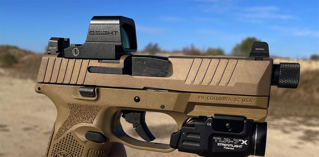 Osight XR 5 reticle enclosed red dot sight