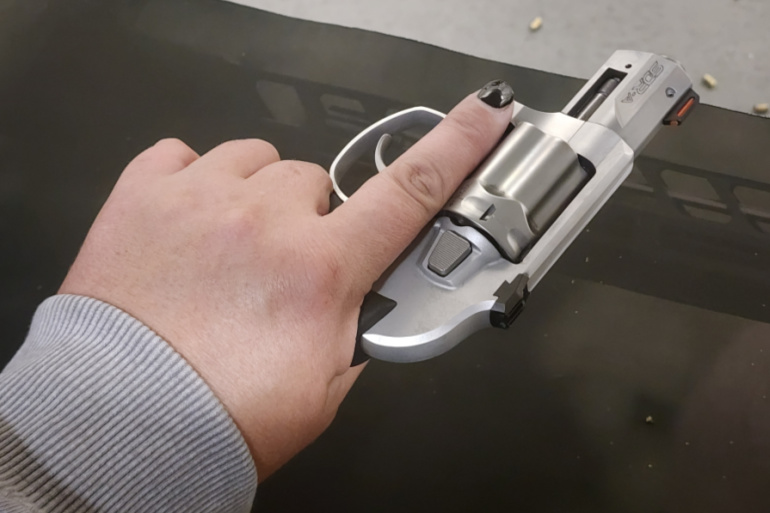 hammerless snub-nosed revolver