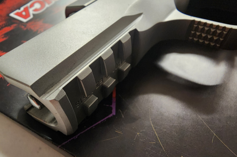 accessory rail handgun