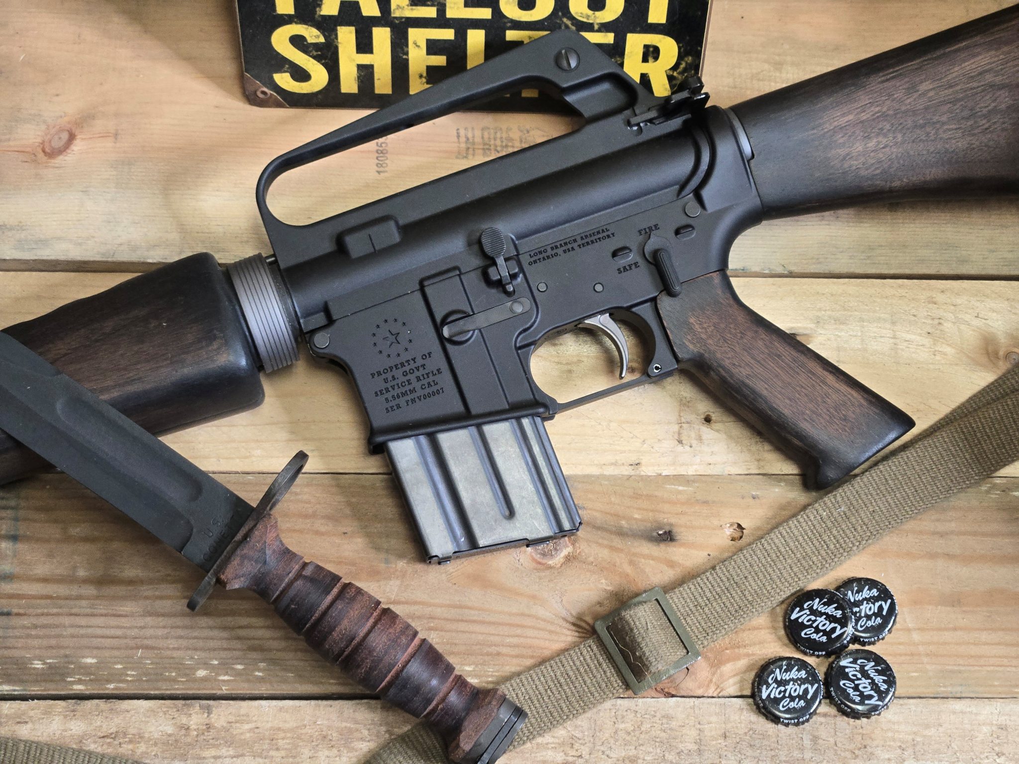Fallout Service Rifle Front You Need One: A DIY Bayonet for Your Fallout Service Rifle Build ...