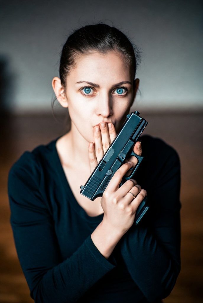 GLOCK woman oops Grok